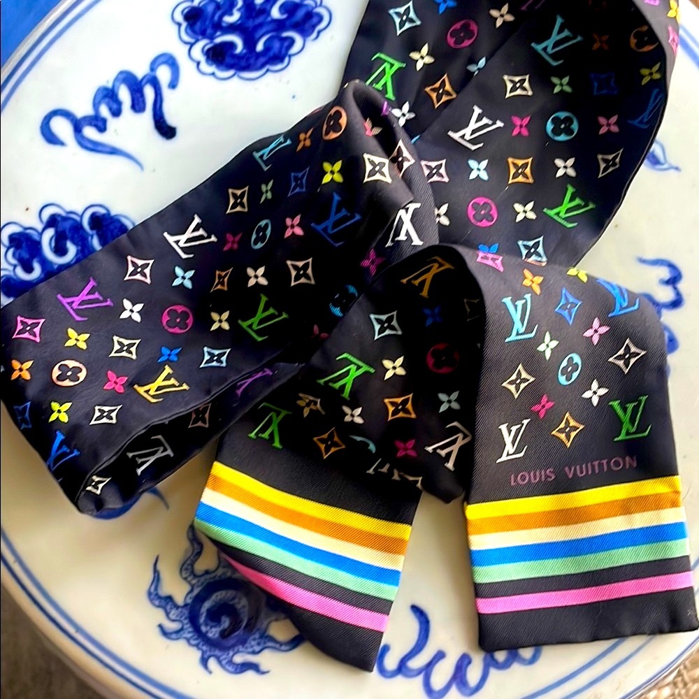 Louis Vuitton Multicolor Monogram Murakami Scarf